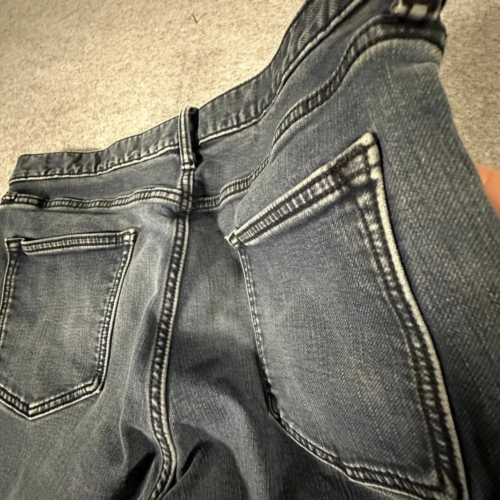 Old Navy Slim 24/7 Jeans Bundle 32x32 and 34x30 Blue Black Mens Stretch